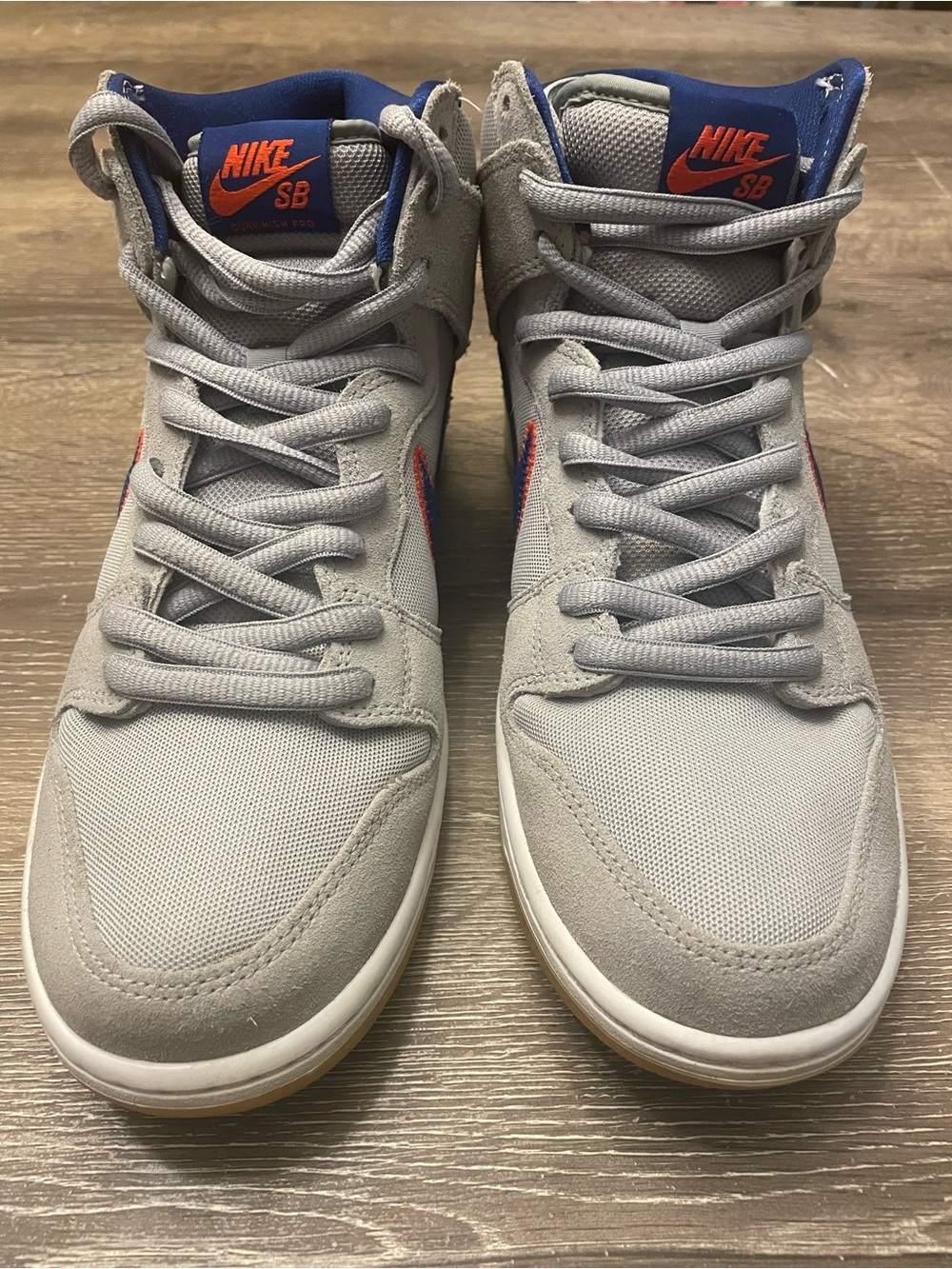 Nike SB Dunk High NY Mets. 9.5! Bubble Gum pack. No Box - Picture 2 of 7